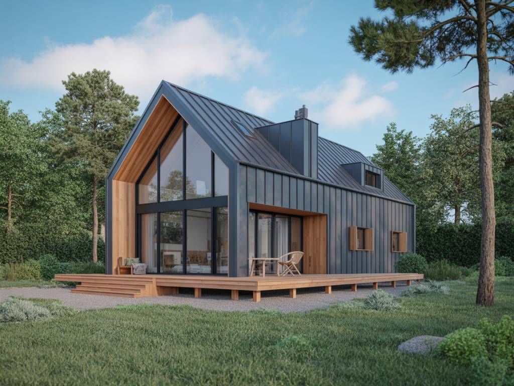 Extension maison ossature bois : idées de design écologique et conseils pour bien choisir sa structure