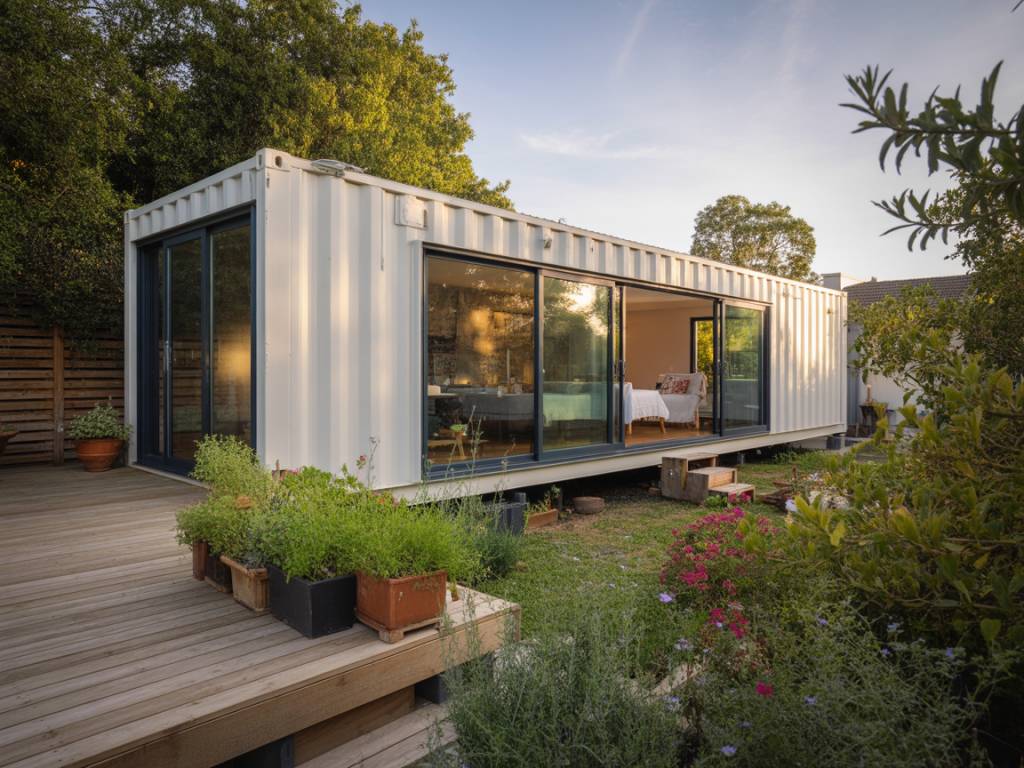 Extension maison en container
